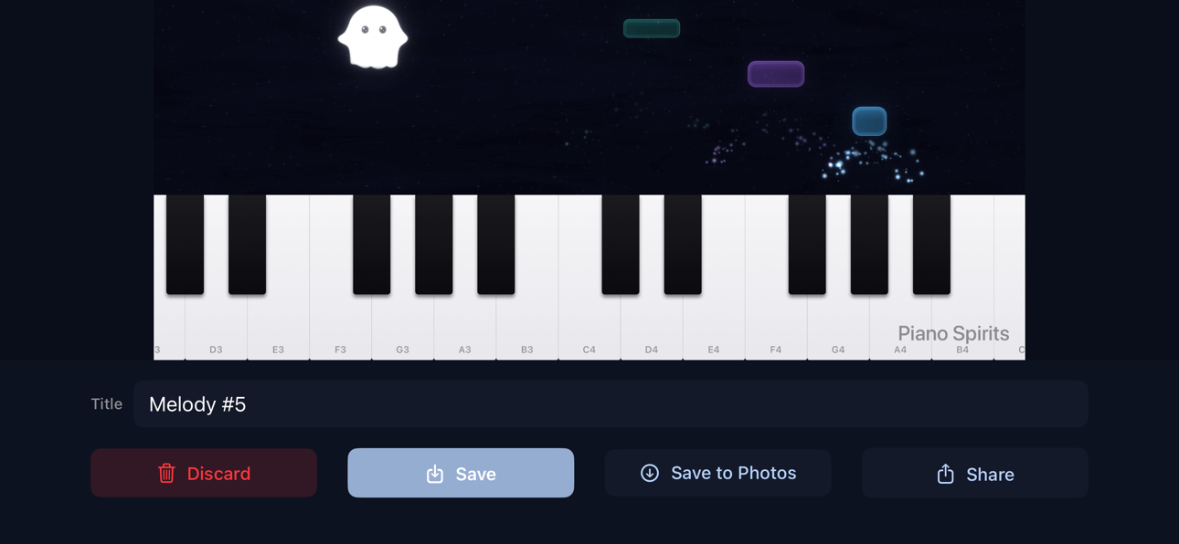 Piano Spirits screenshot 2